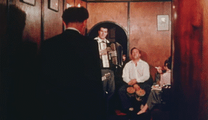 Basement of the Mandrake Club, in 'Sunshine in Soho' (1956).